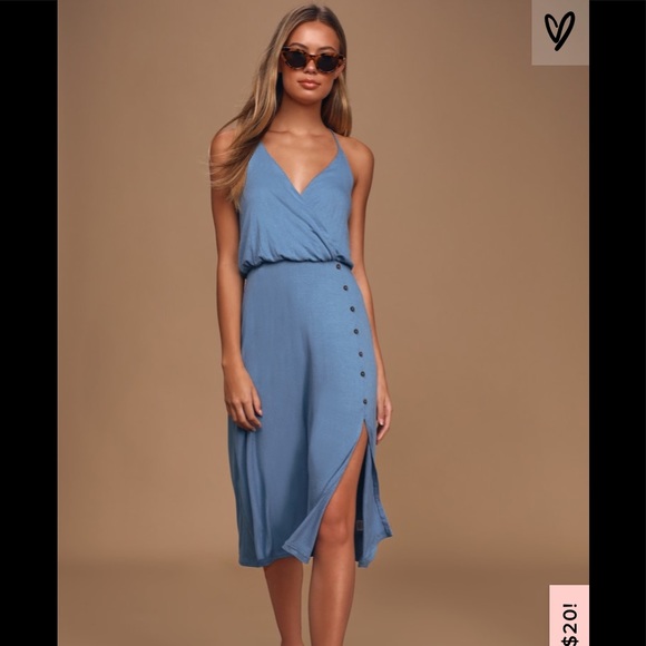 Lulus Dresses & Skirts - 💙Lulus palm tree breeze midi dress